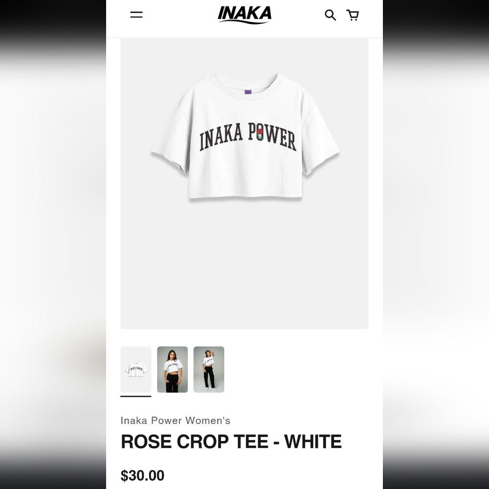 Inaka Power crop top